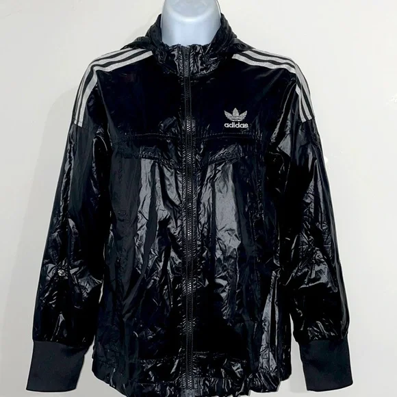 90s adidas Navy x Black Nylon Jacket 常田 90s adidas Navy x
